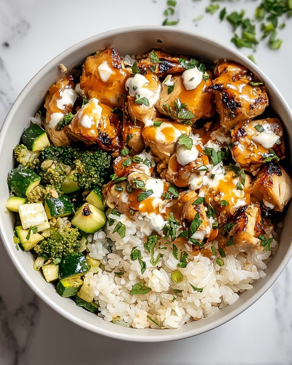 Hot Honey Chicken Bowl Recipe - Recipe Image
