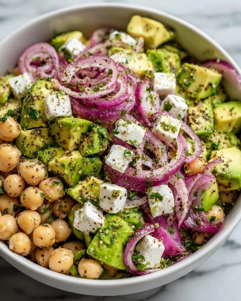 Chickpea Feta Avocado Salad Recipe
