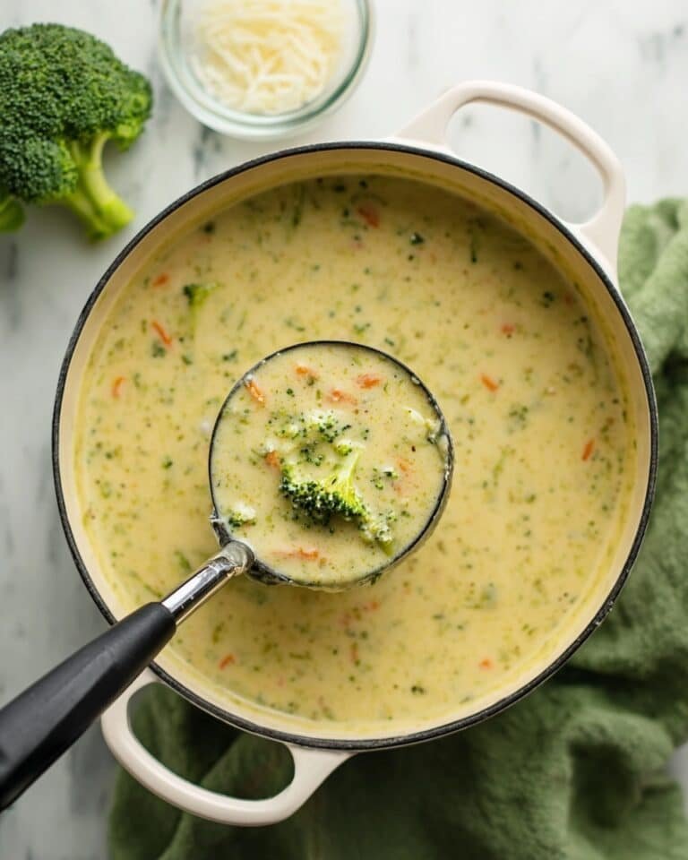 High Protein Broccoli Cheddar Soup Recipe