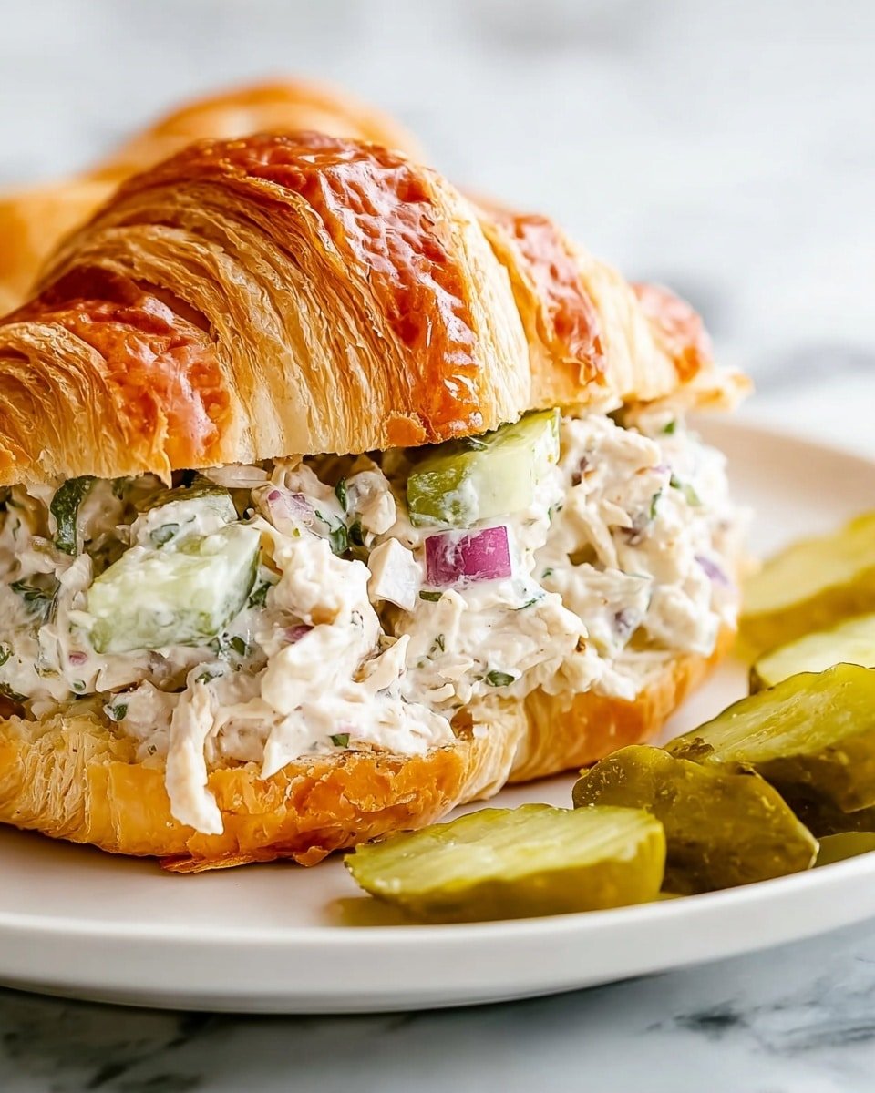 Savory Dill Pickle Chicken Salad Recipe - Recipe Image