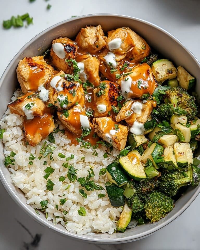 Hot Honey Chicken Bowl Recipe