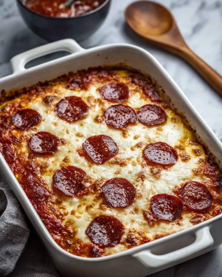 Pizza Style Cottage Cheese Bake Recipe