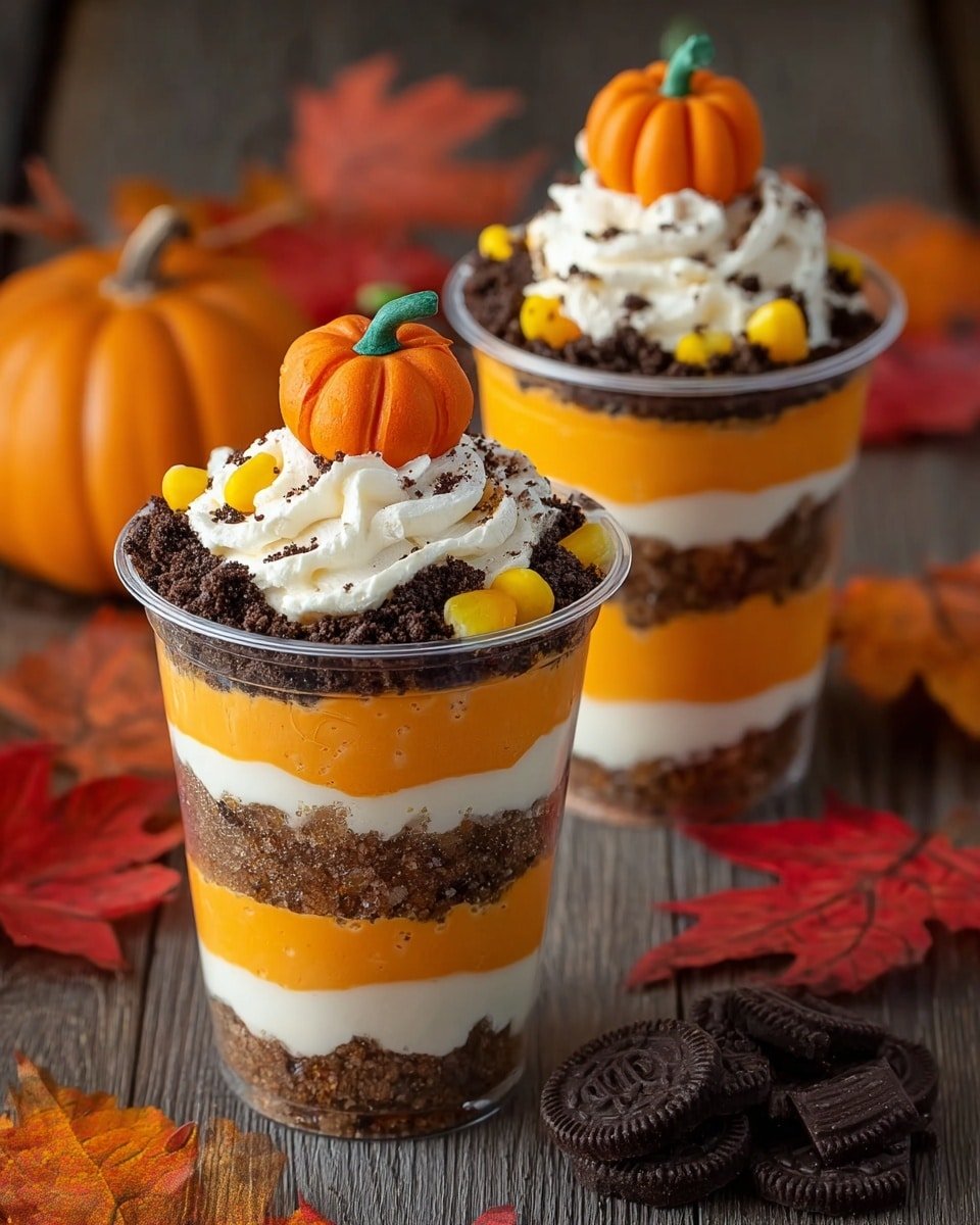 Pumpkin Patch Dirt Cups Recipe - Recipe Image