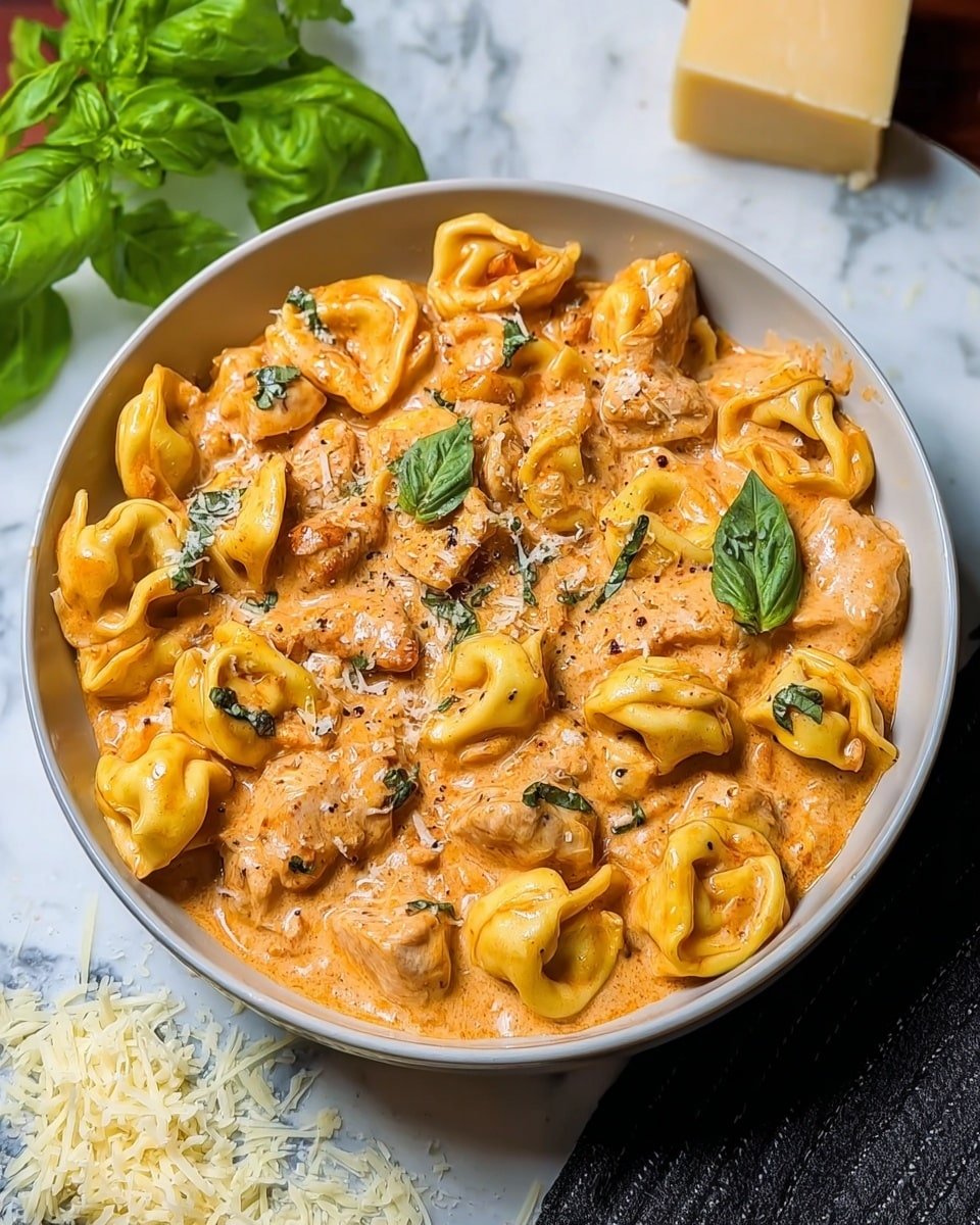 CrockPot Chicken Tortellini Recipe - Recipe Image