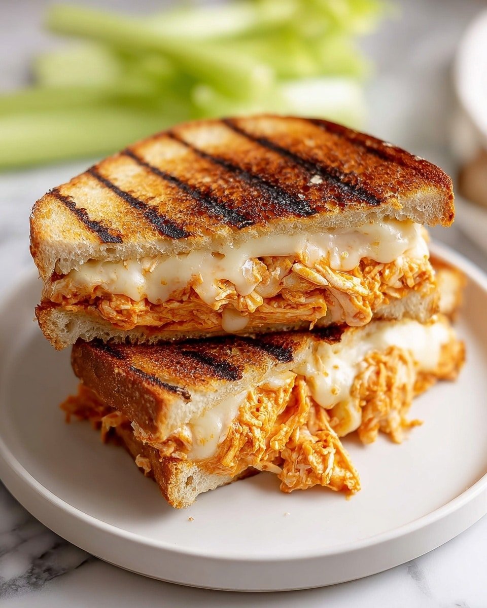 Buffalo Chicken Panini Recipe - Recipe Image