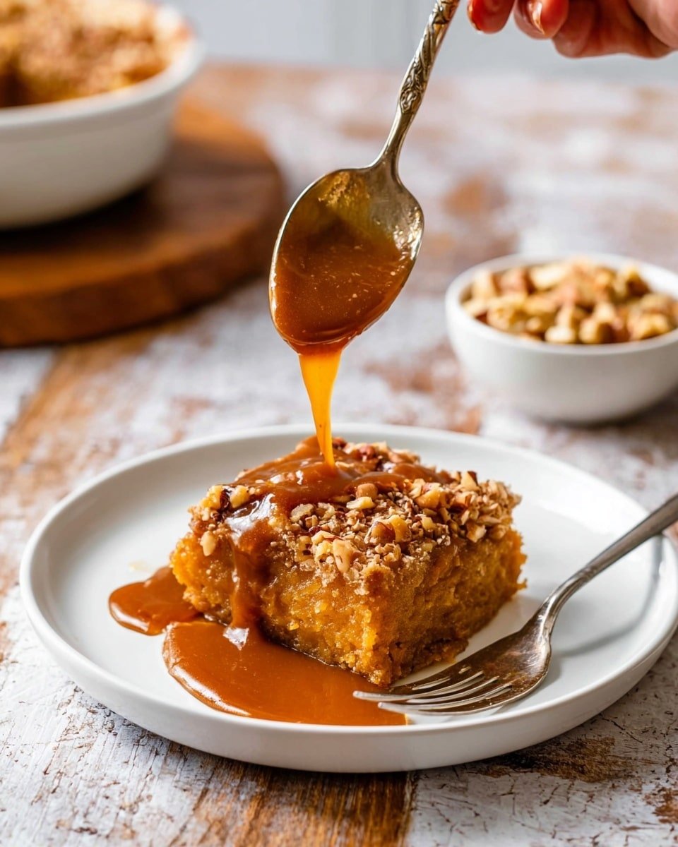Caramel Pumpkin Cobbler Recipe - Recipe Image