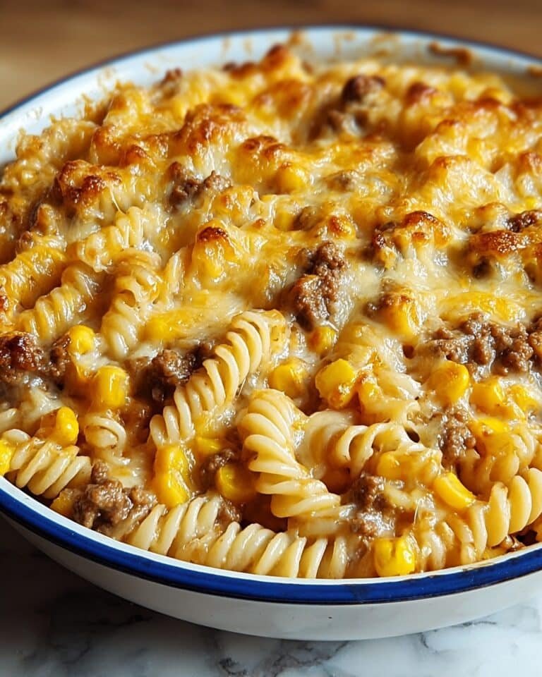Loaded Cheddar Ranch Beef Casserole Recipe