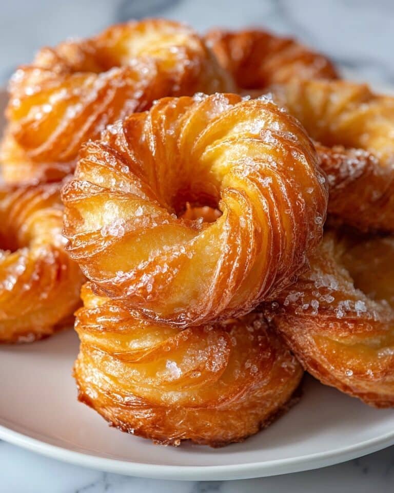 Oven Baked French Cruller Donuts Recipe