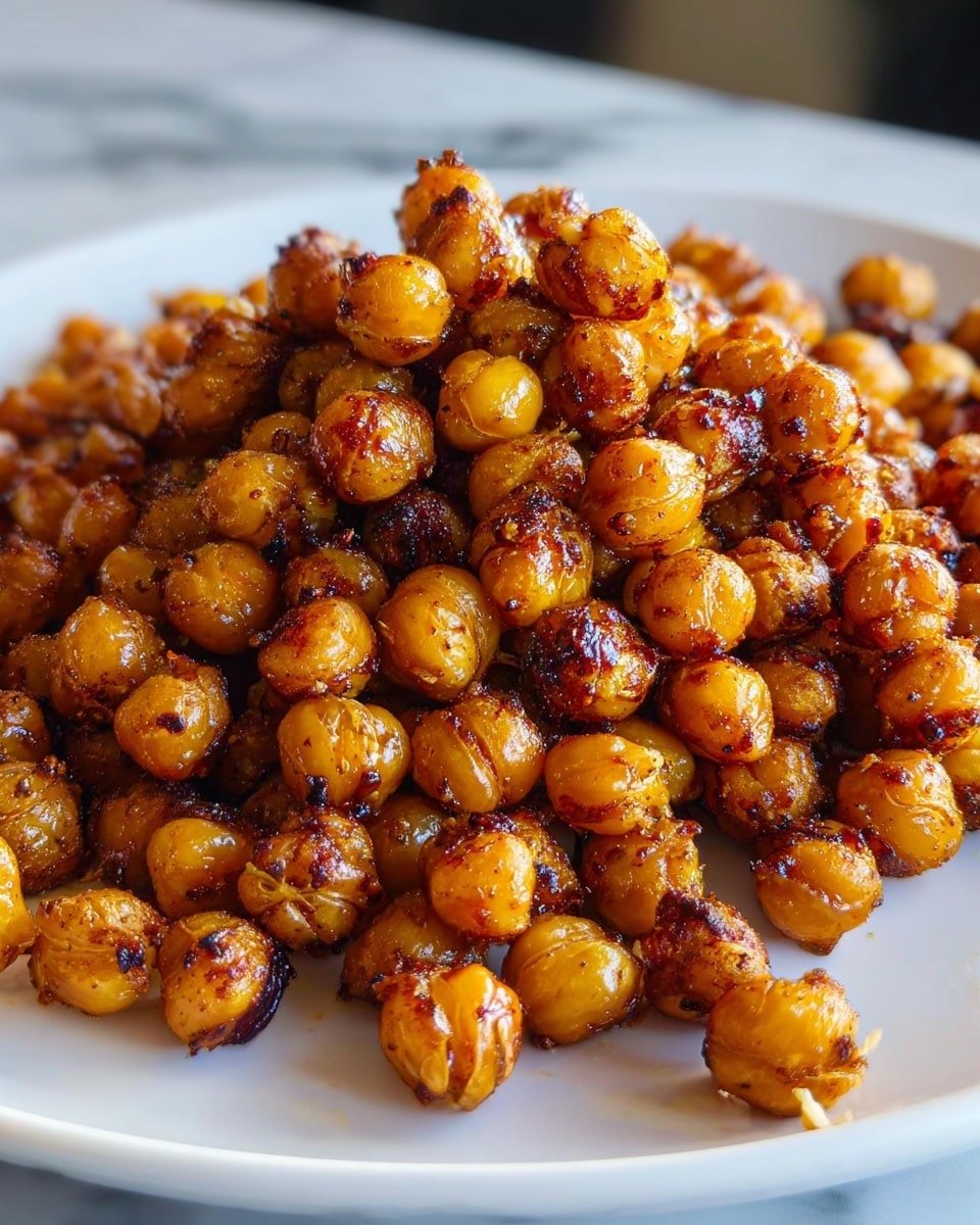 Crispy Air Fryer Cinnamon Sugar Chickpeas Recipe - Recipe Image