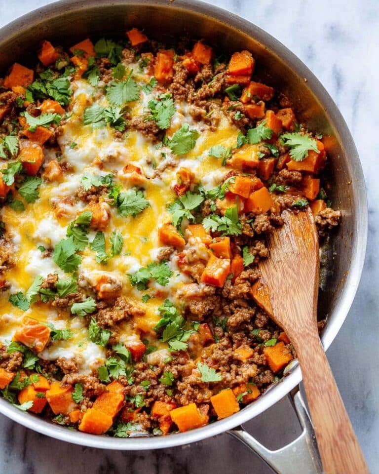 Ground Beef and Sweet Potato Skillet Recipe