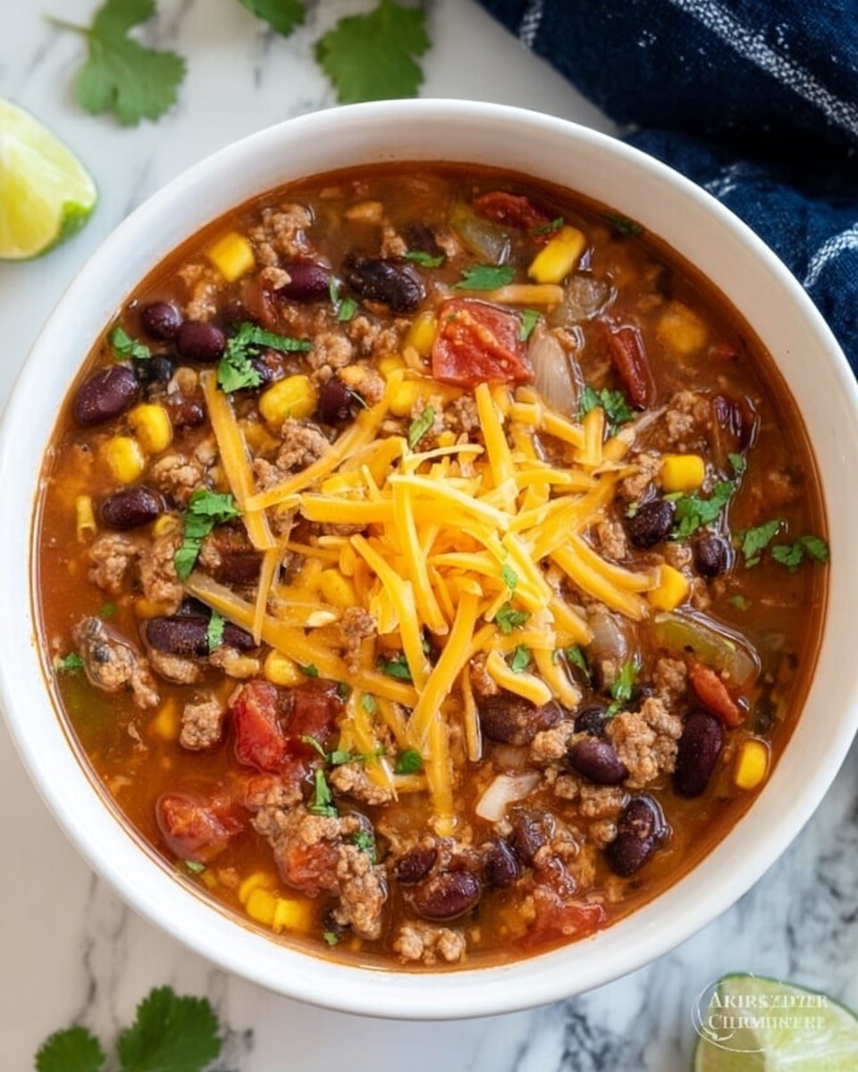 Hearty Taco Soup Recipe - Recipe Image