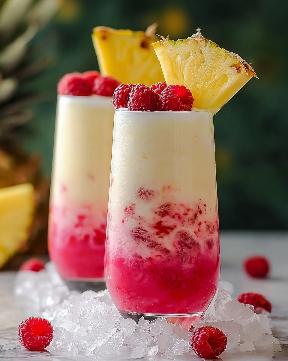 Raspberry Colada Twist Recipe - Recipe Image