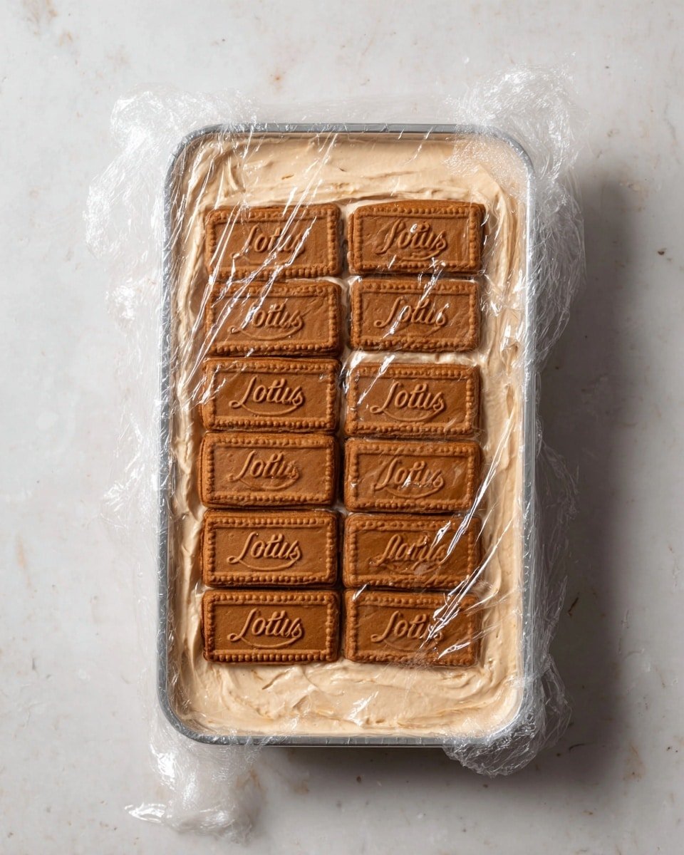 No-Bake Cookie Butter Icebox Cake Recipe - Recipe Image
