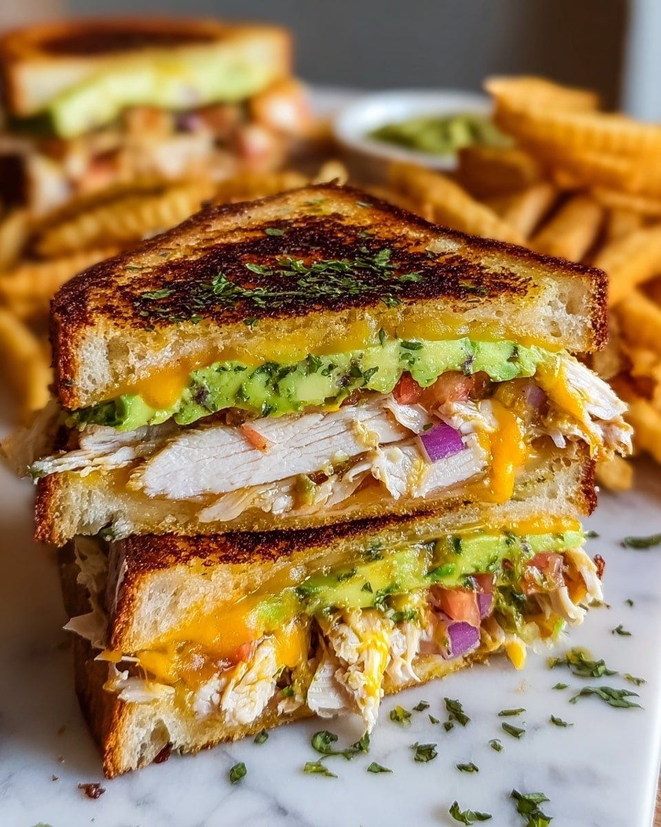 Chicken Avocado Melt Sandwich Recipe - Recipe Image