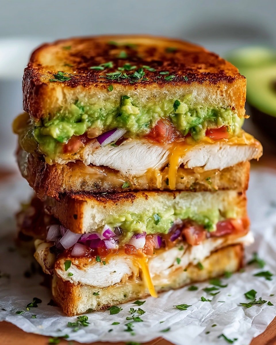 Chicken Avocado Melt Sandwich Recipe - Recipe Image