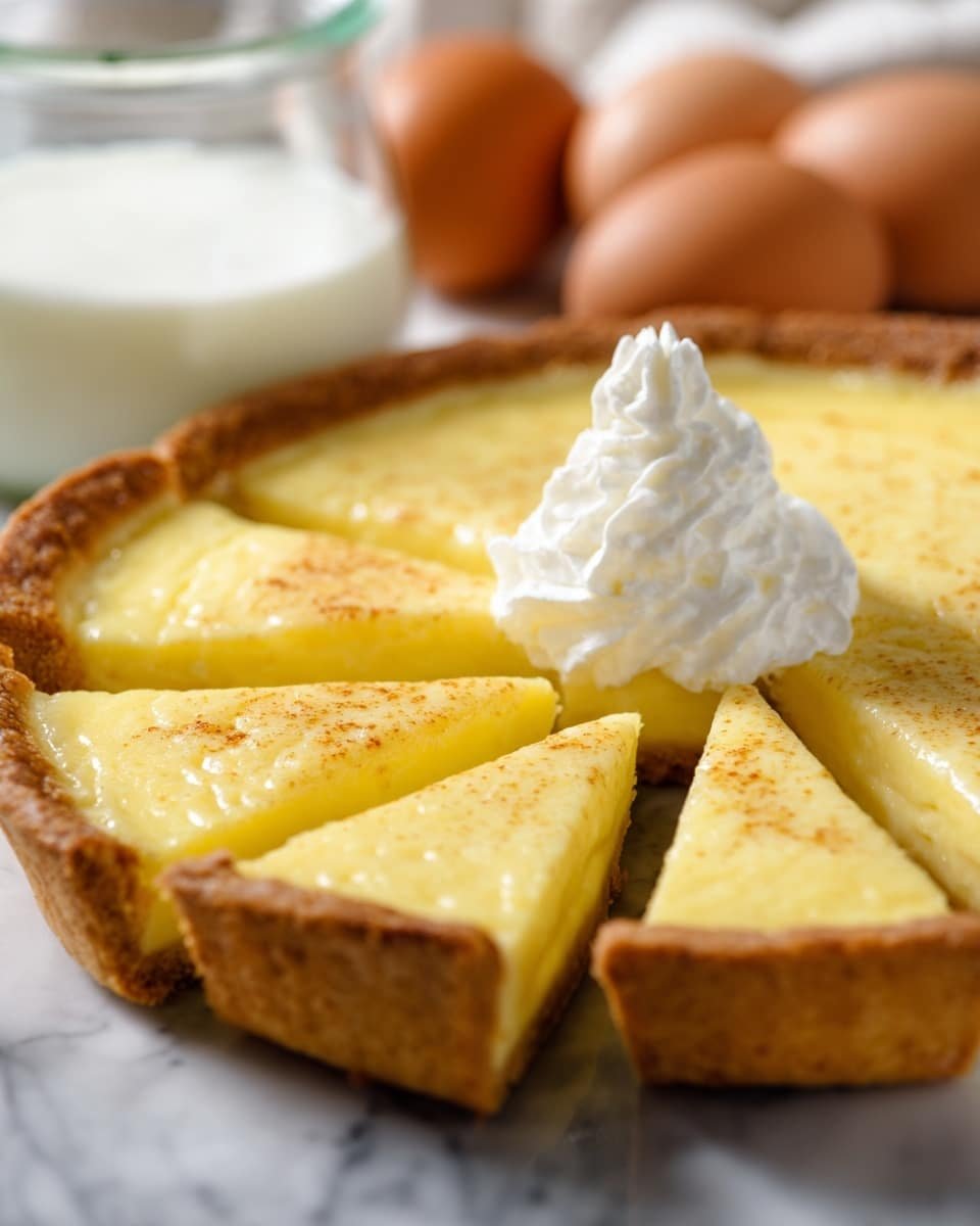 Pioneer Woman Egg Custard Pie Recipe - Recipe Image