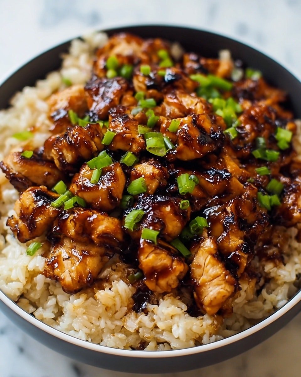 Honey BBQ Chicken Rice Recipe - Recipe Image