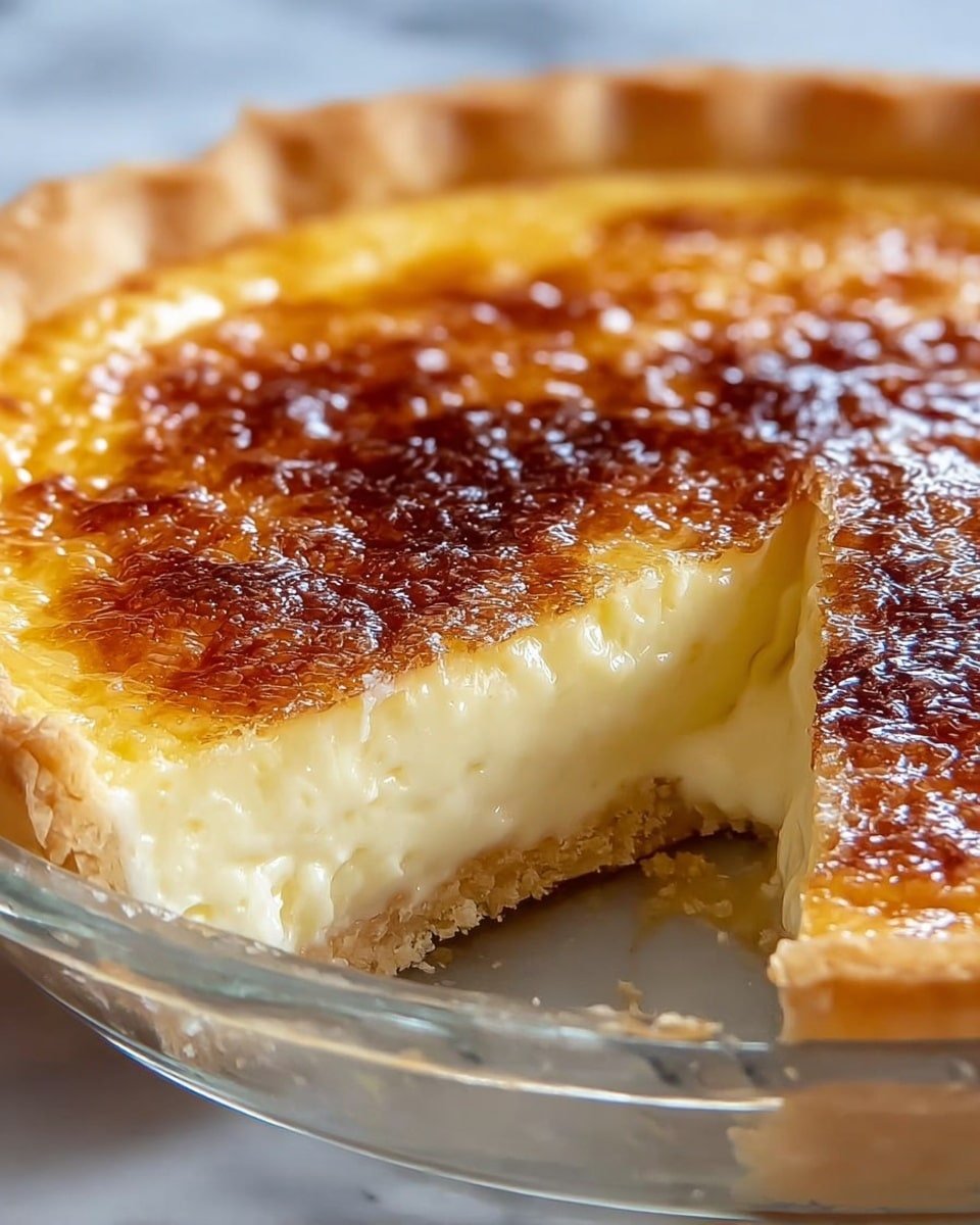 Old-Fashioned Egg Custard Pie Recipe - Recipe Image