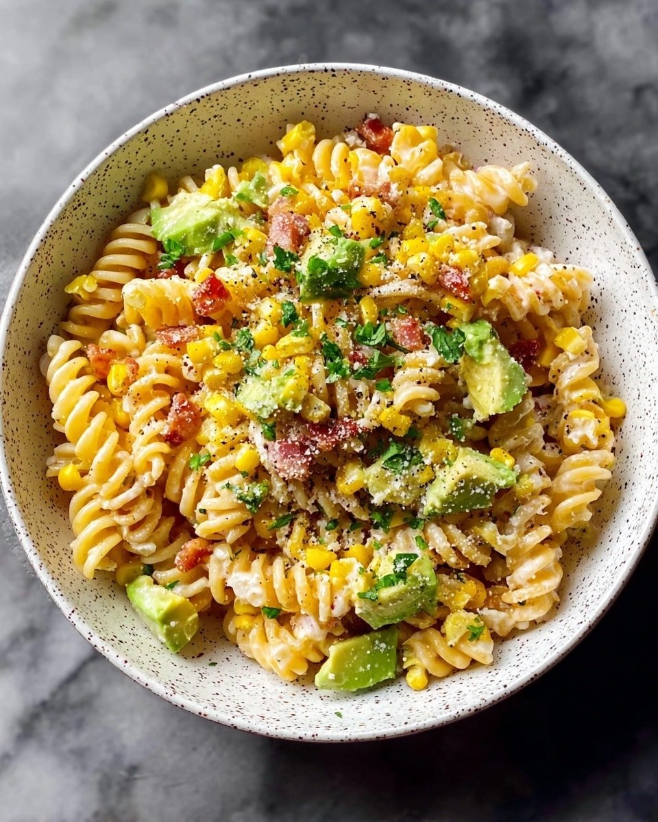 Mexican Street Corn Pasta Salad Recipe - Recipe Image