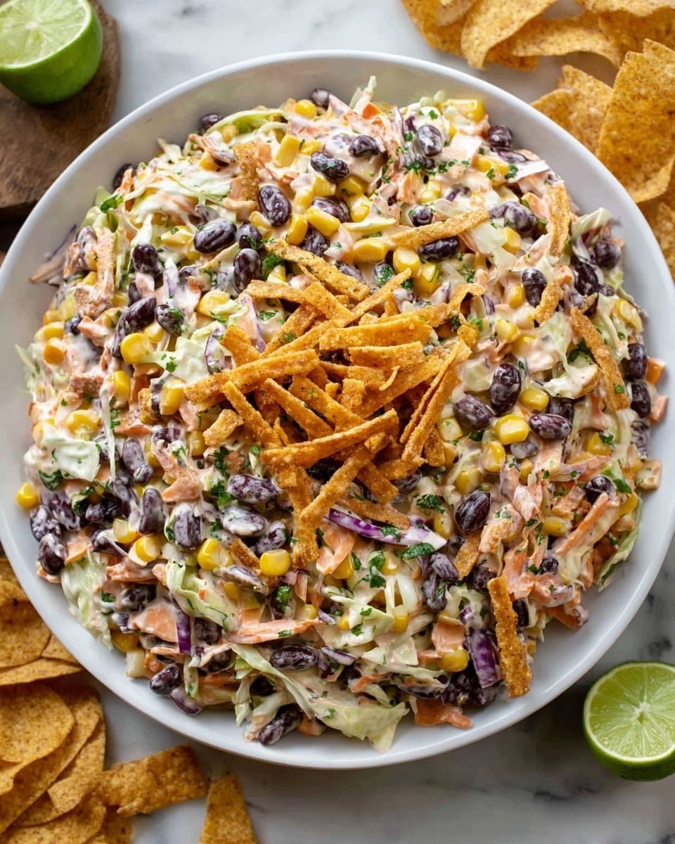 Frito Cowboy Cabbage Salad with Chipotle Dressing Recipe - Recipe Image