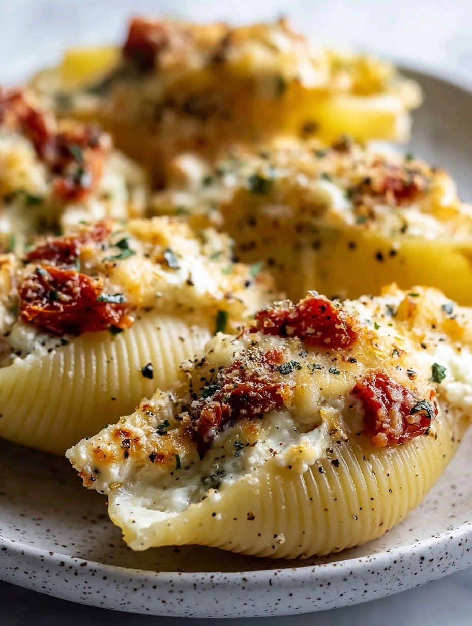 Sun-Dried Tomato and Ricotta Stuffed Shells Recipe
