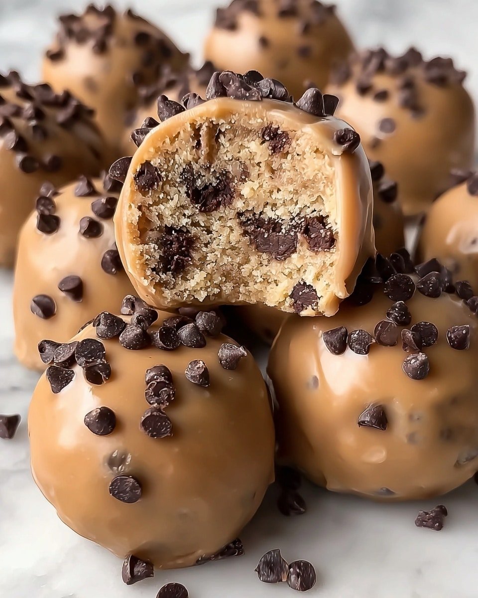Chocolate Chip Cookie Dough Protein Balls Recipe - Recipe Image