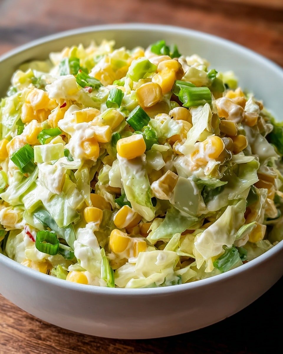 Spicy Jalapeno Corn Coleslaw Recipe - Recipe Image