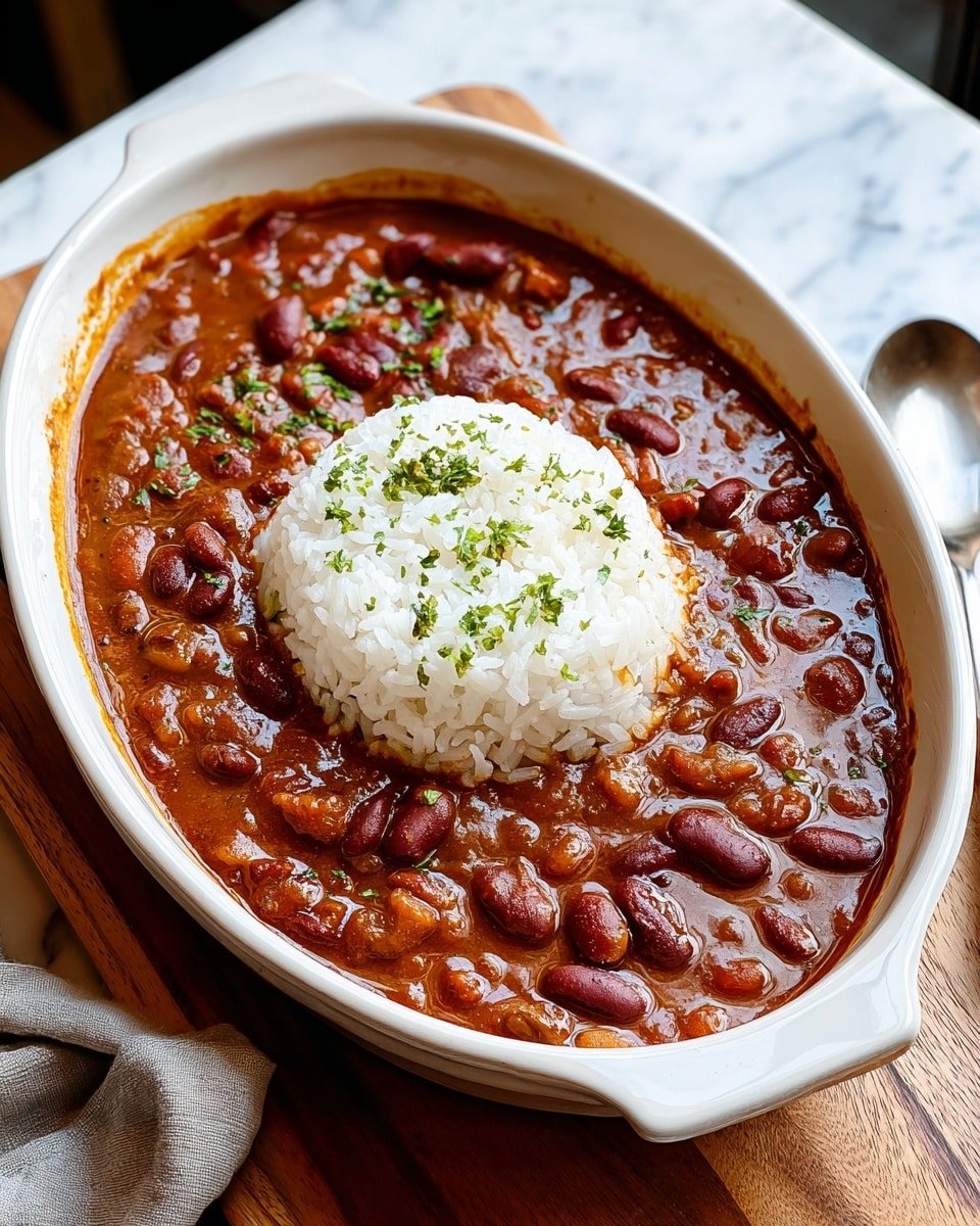 Louisiana Red Beans and Rice Recipe - Recipe Image