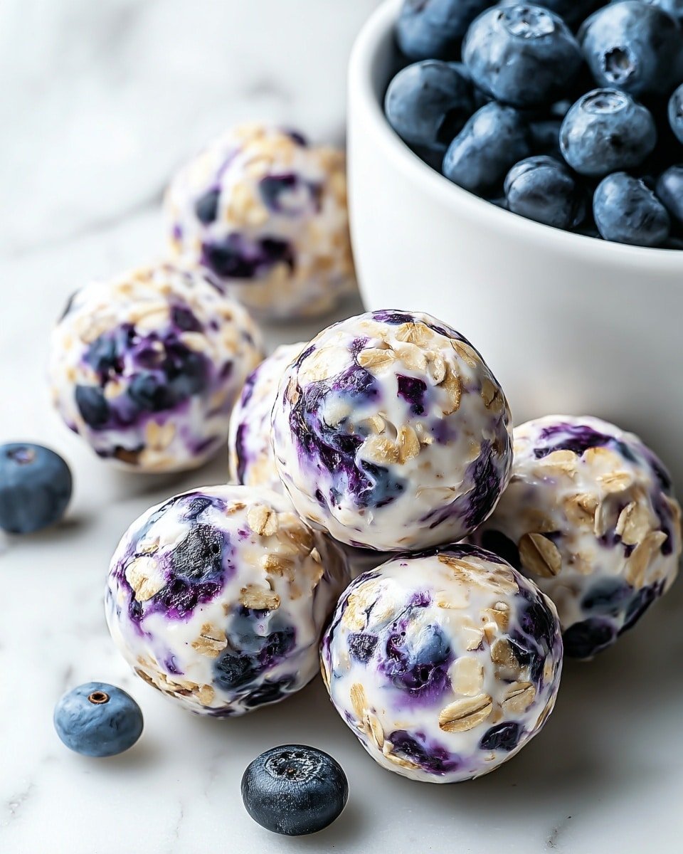 Blueberry Cheesecake Protein Bites Recipe - Recipe Image