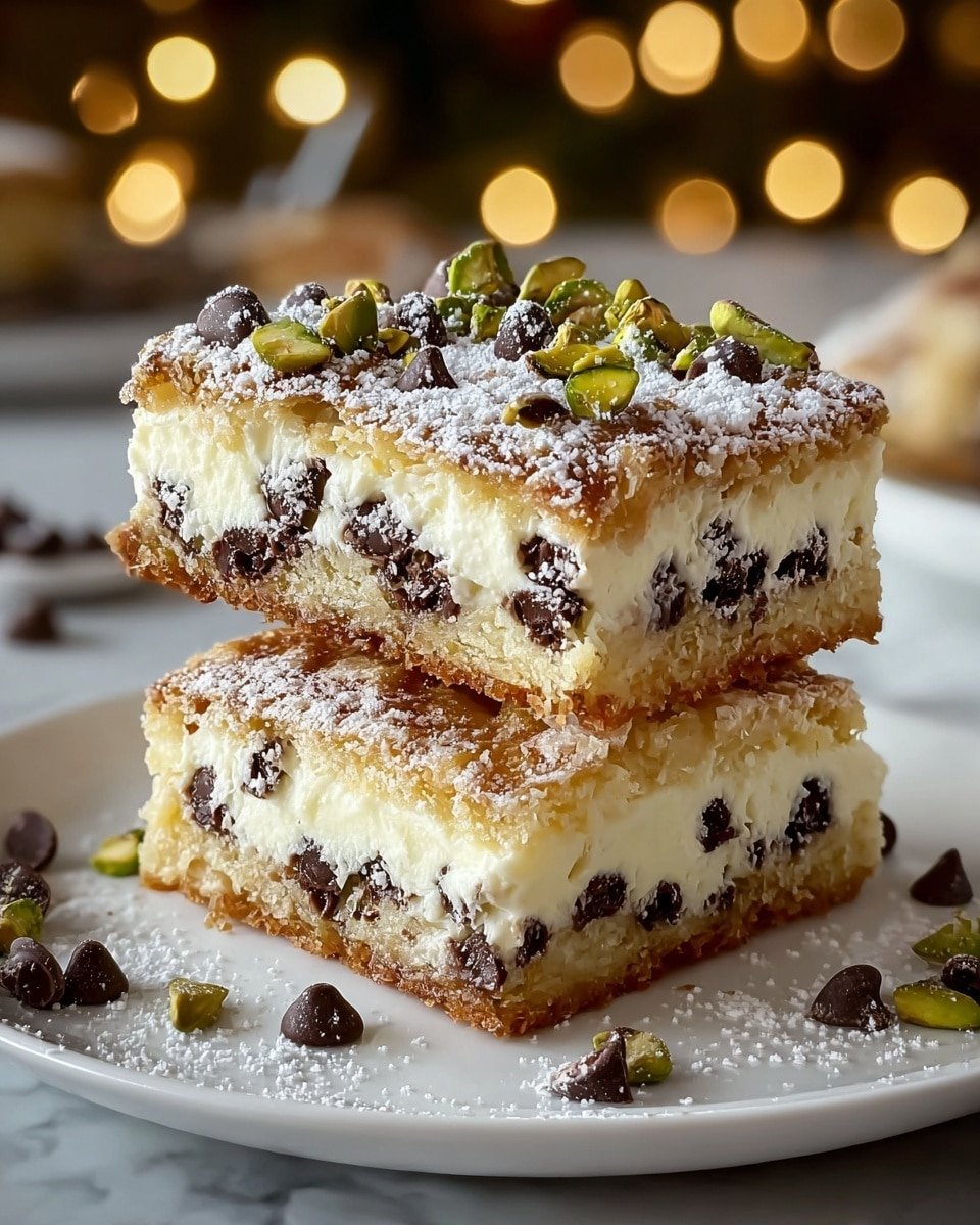 Classic Cannoli Squares Recipe - Recipe Image
