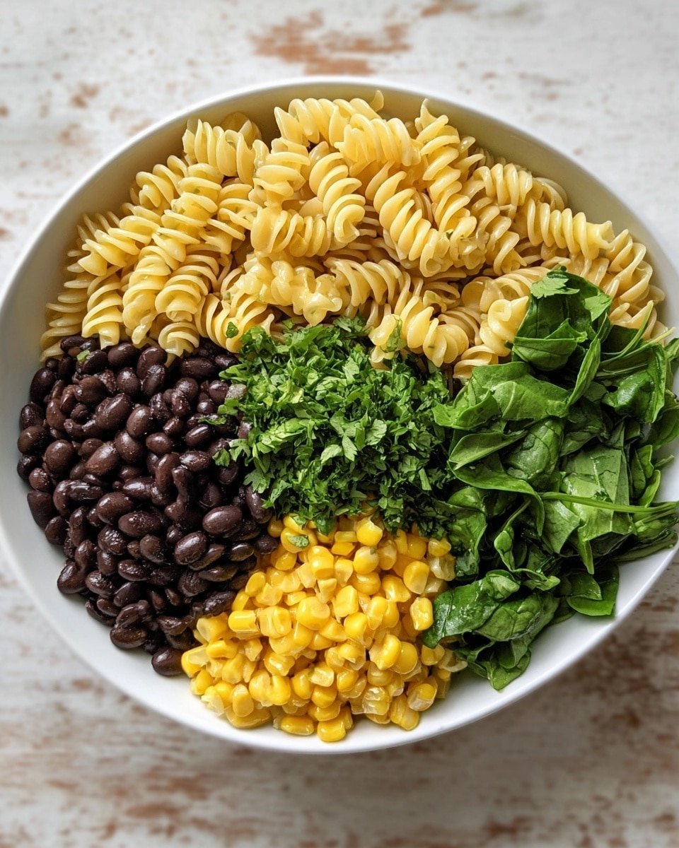 Black Bean and Corn Pasta Salad Recipe - Recipe Image