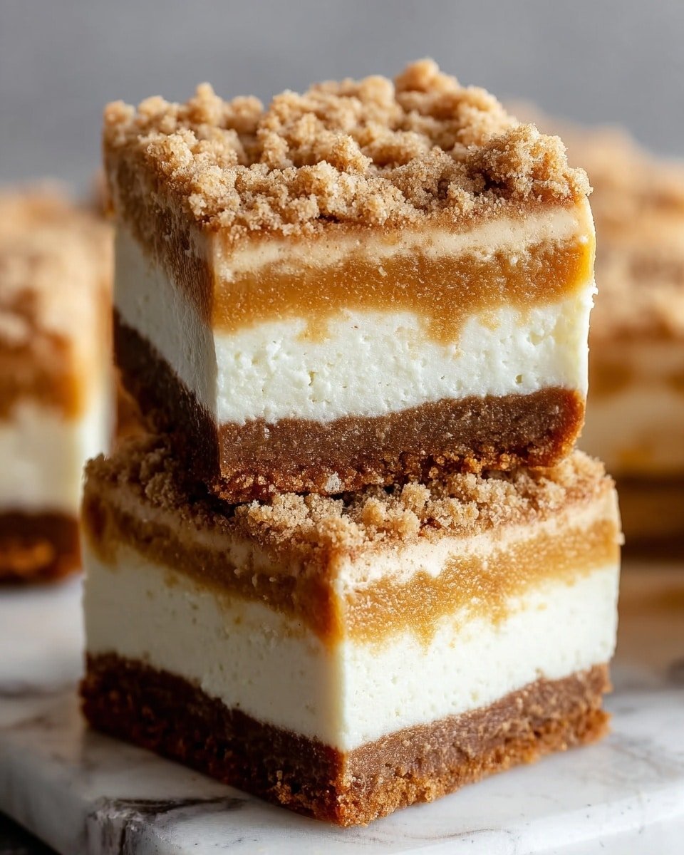 Pumpkin Cheesecake Bars with Streusel Recipe - Recipe Image