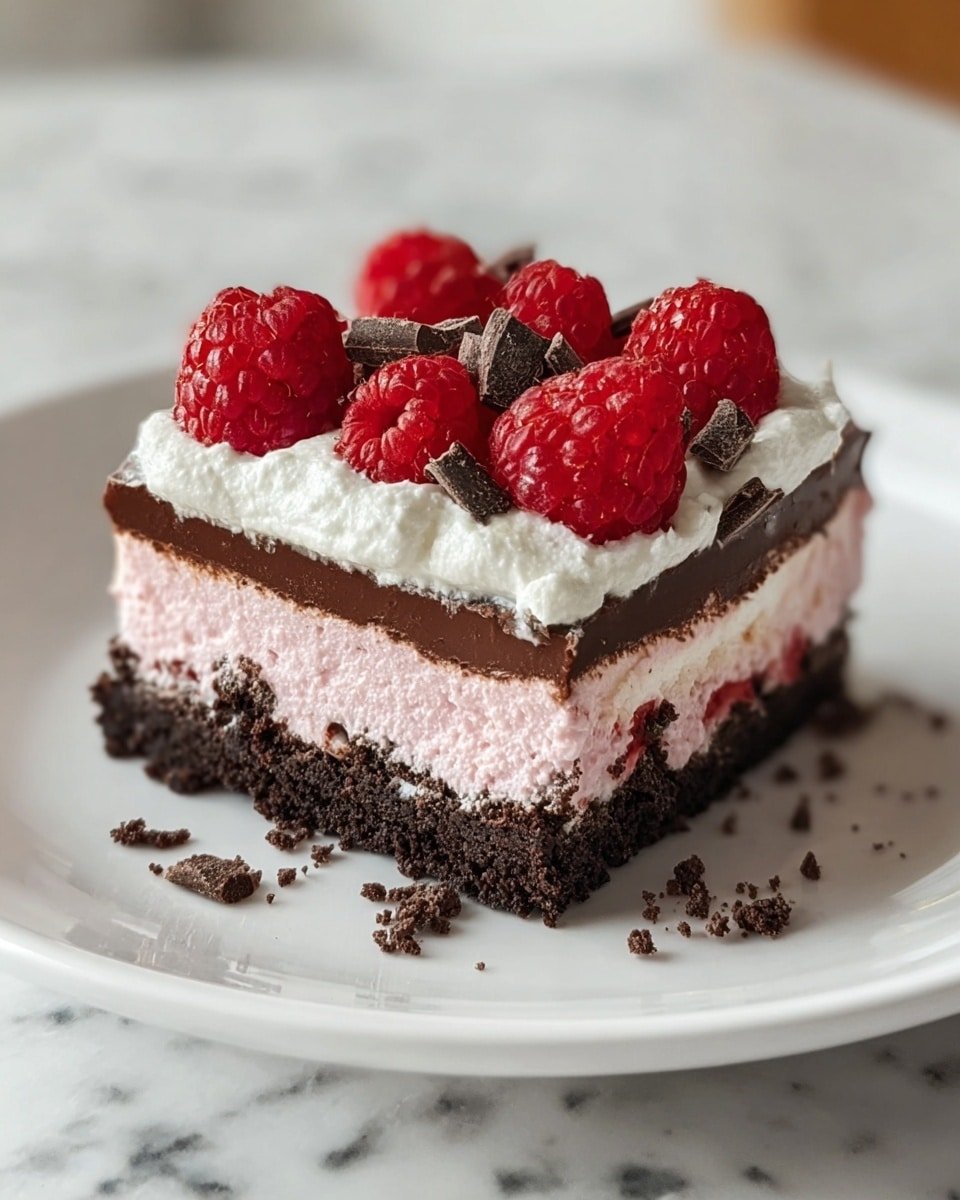 Raspberry Chocolate Lasagna Recipe - Recipe Image