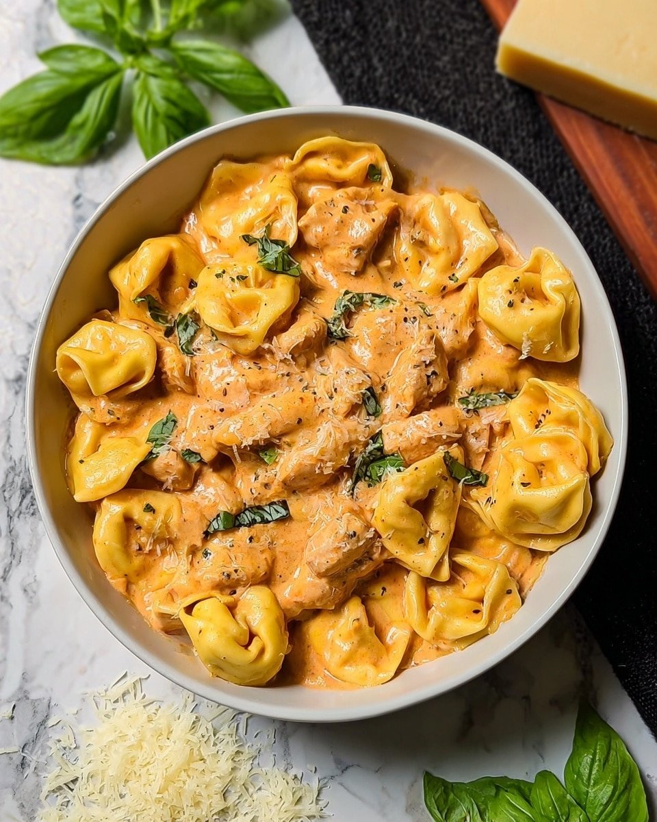 CrockPot Chicken Tortellini Recipe - Recipe Image