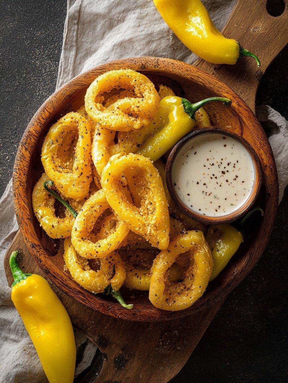 Air Fryer Banana Peppers Recipe - Recipe Image