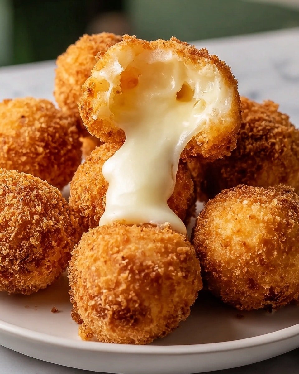 Crispy Air Fryer Mozzarella Balls Recipe - Recipe Image