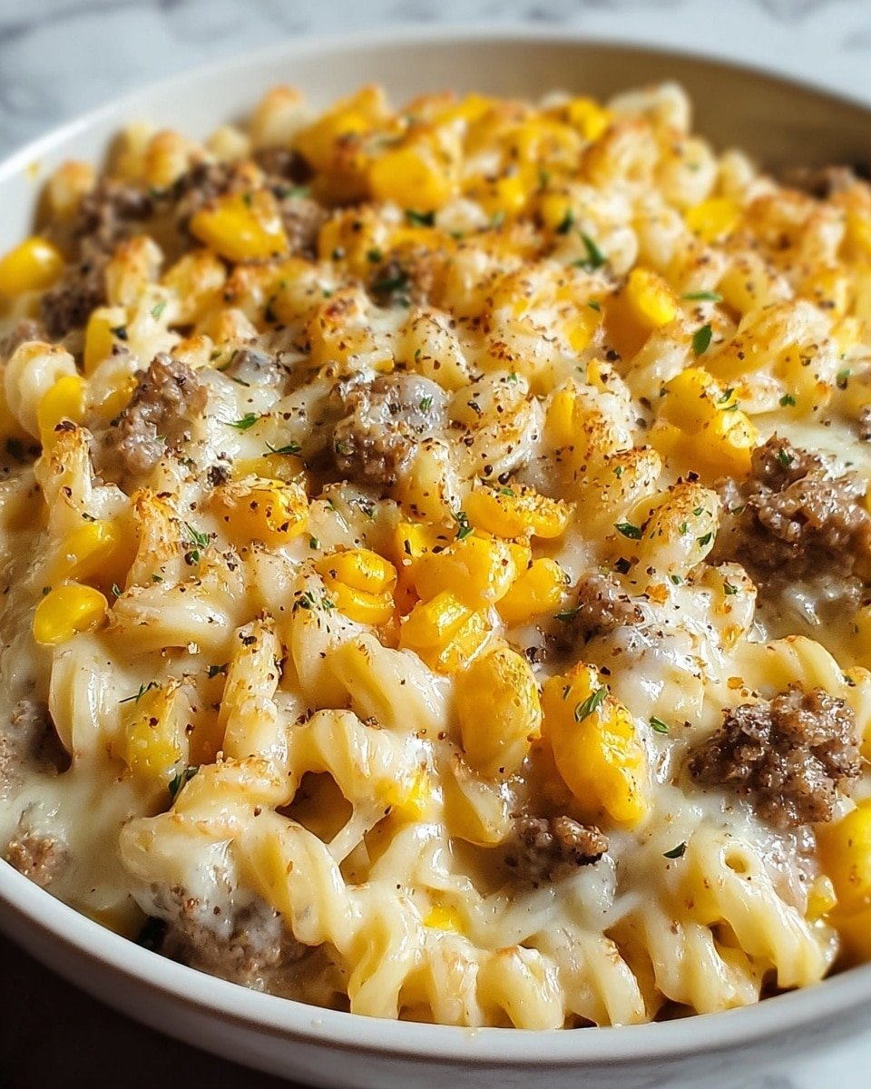 Loaded Cheddar Ranch Beef Casserole Recipe - Recipe Image