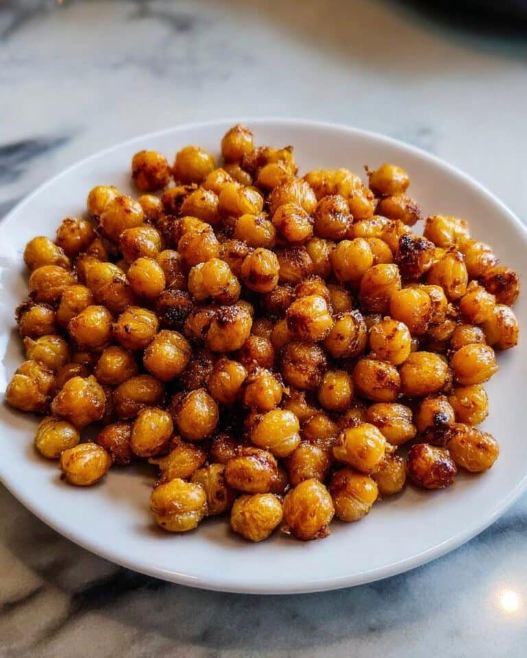Crispy Air Fryer Cinnamon Sugar Chickpeas Recipe