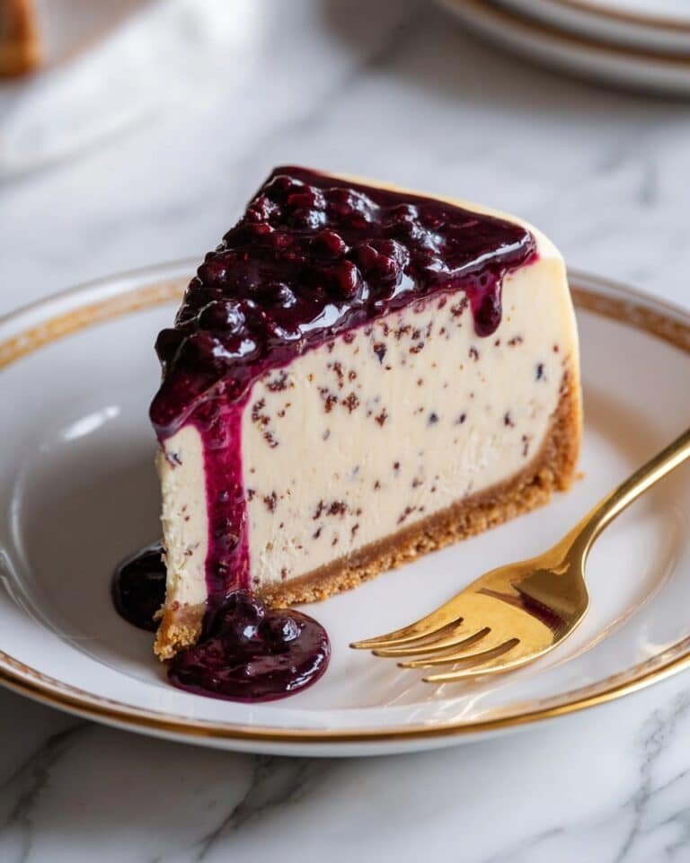 Mulberry & Earl Grey Cheesecake Recipe
