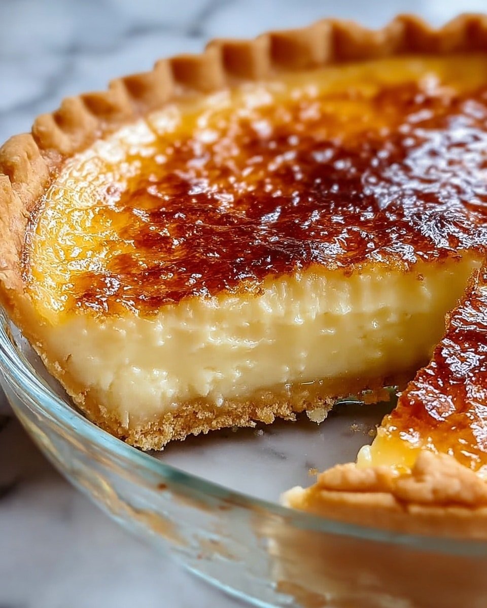 Old-Fashioned Egg Custard Pie Recipe - Recipe Image