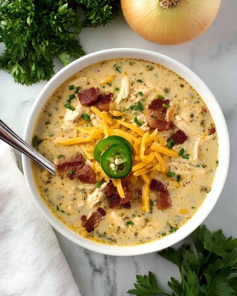 Spicy Jalapeño Popper Chicken Soup Recipe