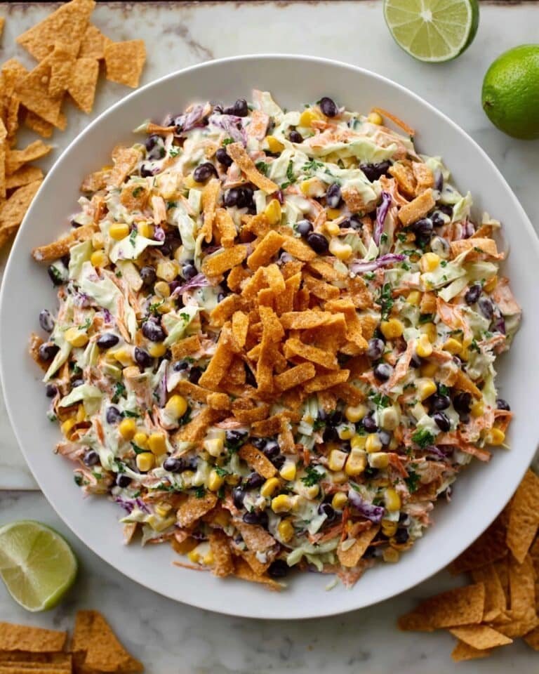 Frito Cowboy Cabbage Salad with Chipotle Dressing Recipe