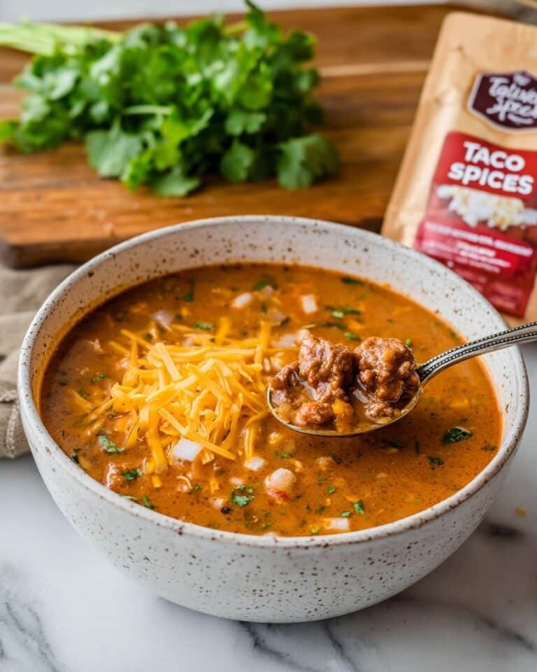 Tasty Queso Keto Taco Soup Recipe