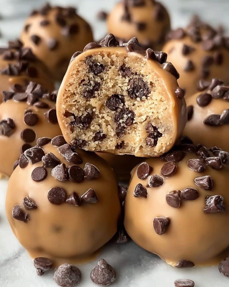 Chocolate Chip Cookie Dough Protein Balls Recipe