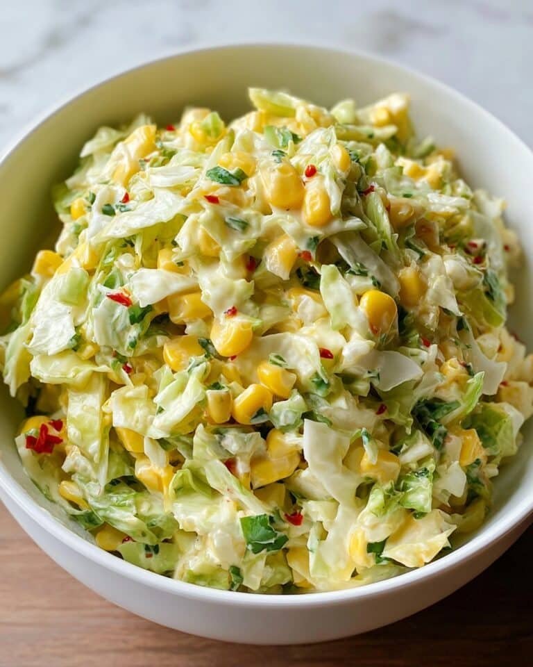 Spicy Jalapeno Corn Coleslaw Recipe
