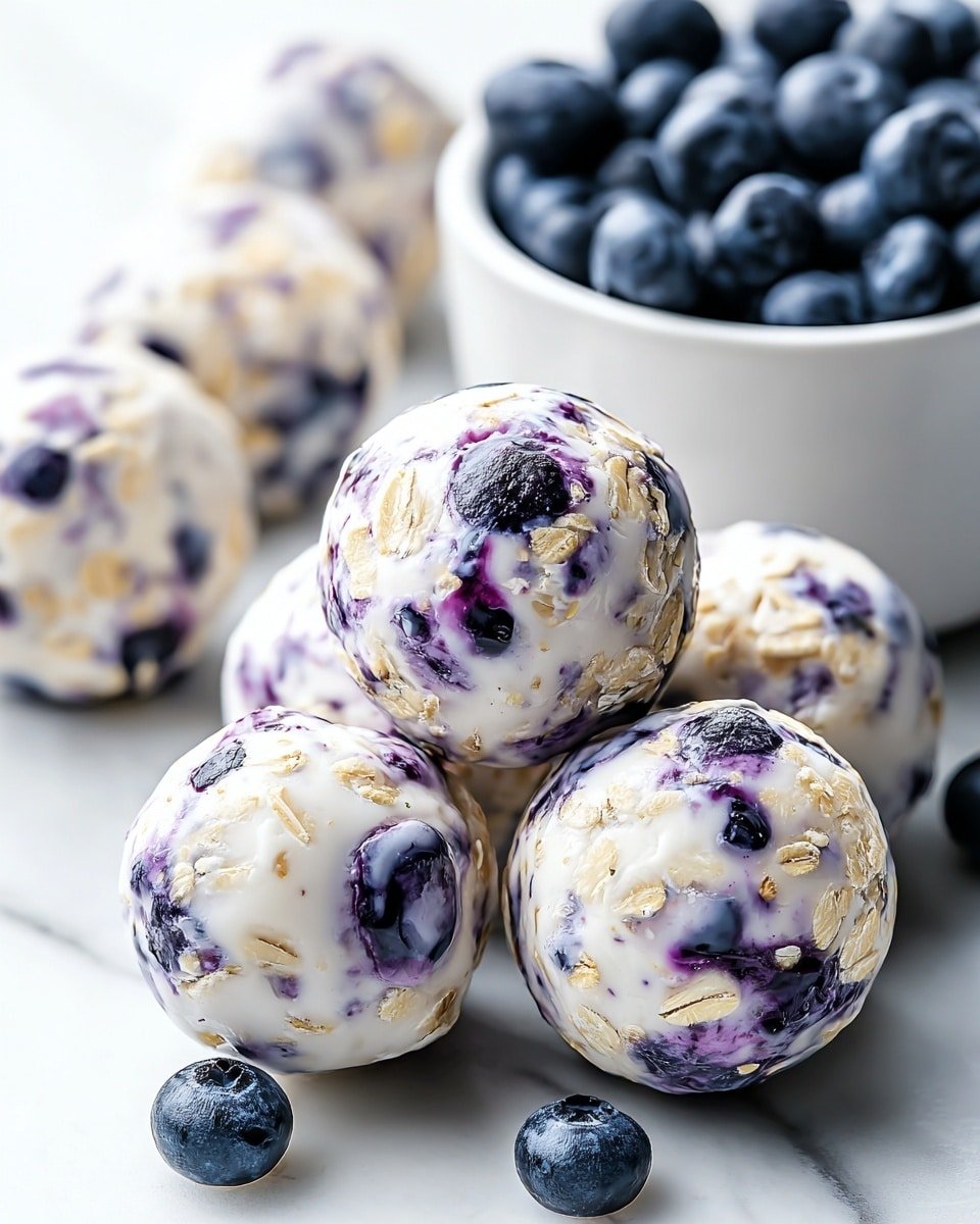 Blueberry Cheesecake Protein Bites Recipe - Recipe Image