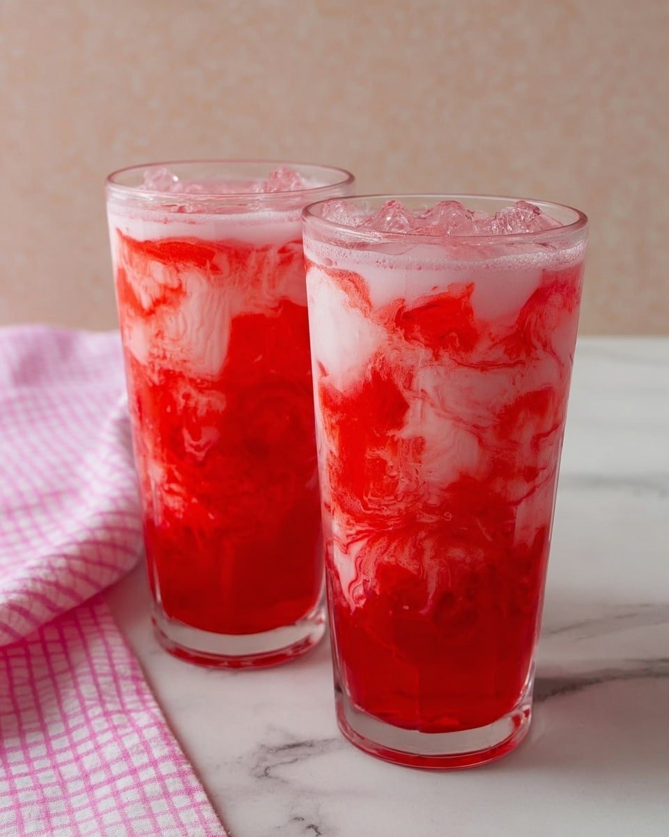 Dirty Strawberry Soda Recipe - Recipe Image