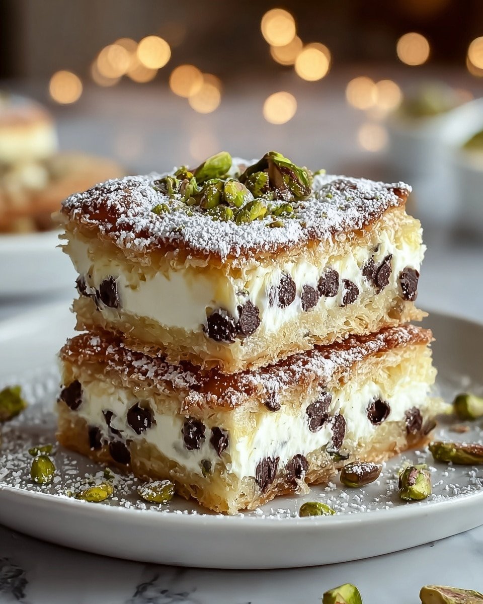 Classic Cannoli Squares Recipe - Recipe Image