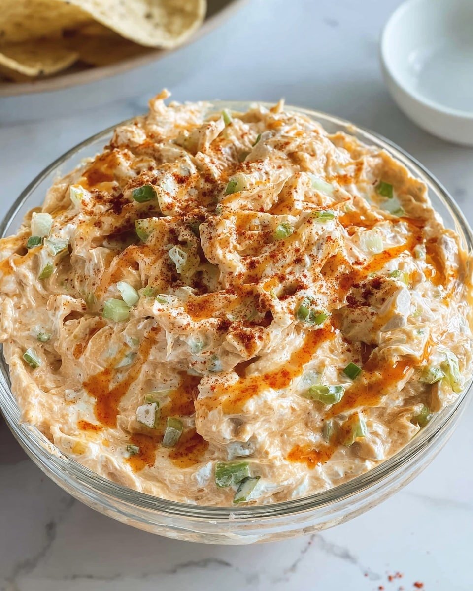High Protein Buffalo Chicken Salad Recipe - Recipe Image