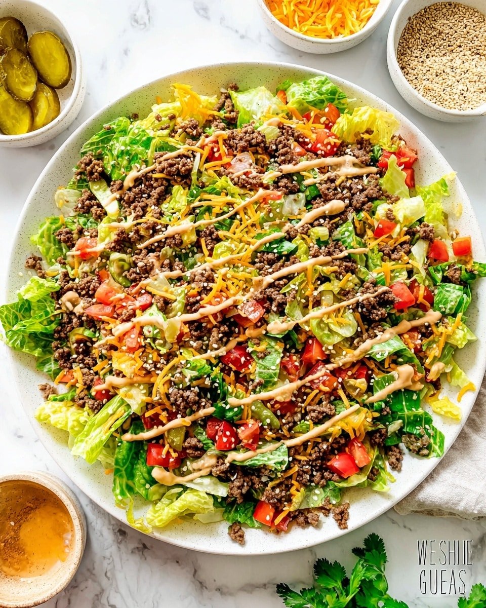 Big Mac Salad Recipe - Recipe Image